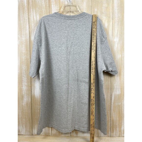 Carhartt Henley Pocket Men's Size 2XL Heavyweight T-Shirt Gray Short Sleeves - Picture 5 of 5